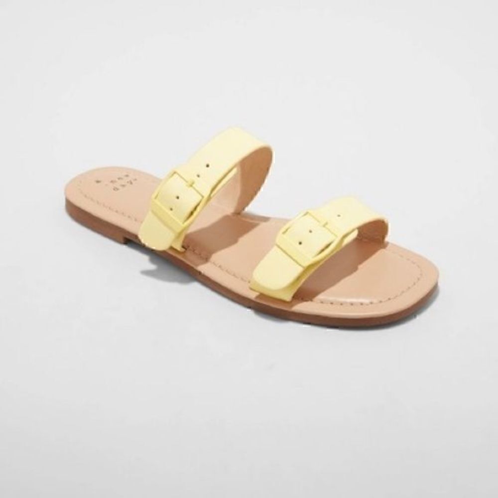 Women's Penny Two Band Buckle Sandals - A New Day